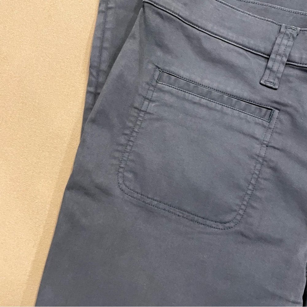 Madewell Kick Out Crop Pants Garments Dyed Sateen Dark Pavement Size 33 NWT - Picture 6 of 15